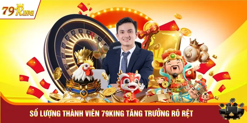 Số lượng thành viên 79KING tăng trưởng rõ rệt